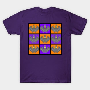 Halloween Pixel Bats T-Shirt